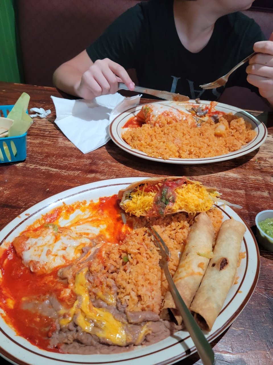 Two Eggs Two Cheese Enchiladas